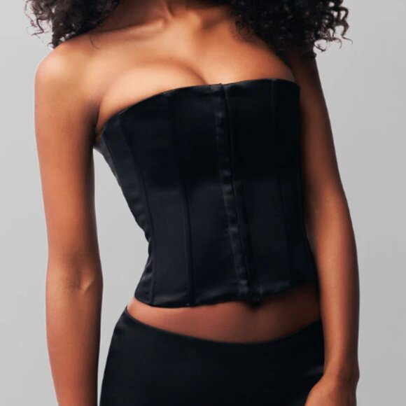 Danielle Guizio Corset Top – Black / Size M - Picture 5 of 12